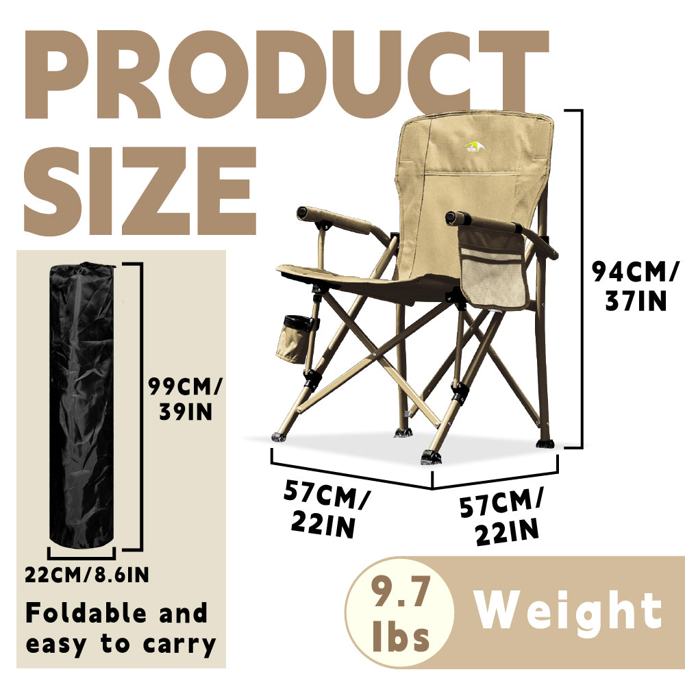 Quick opening camping single folding chair