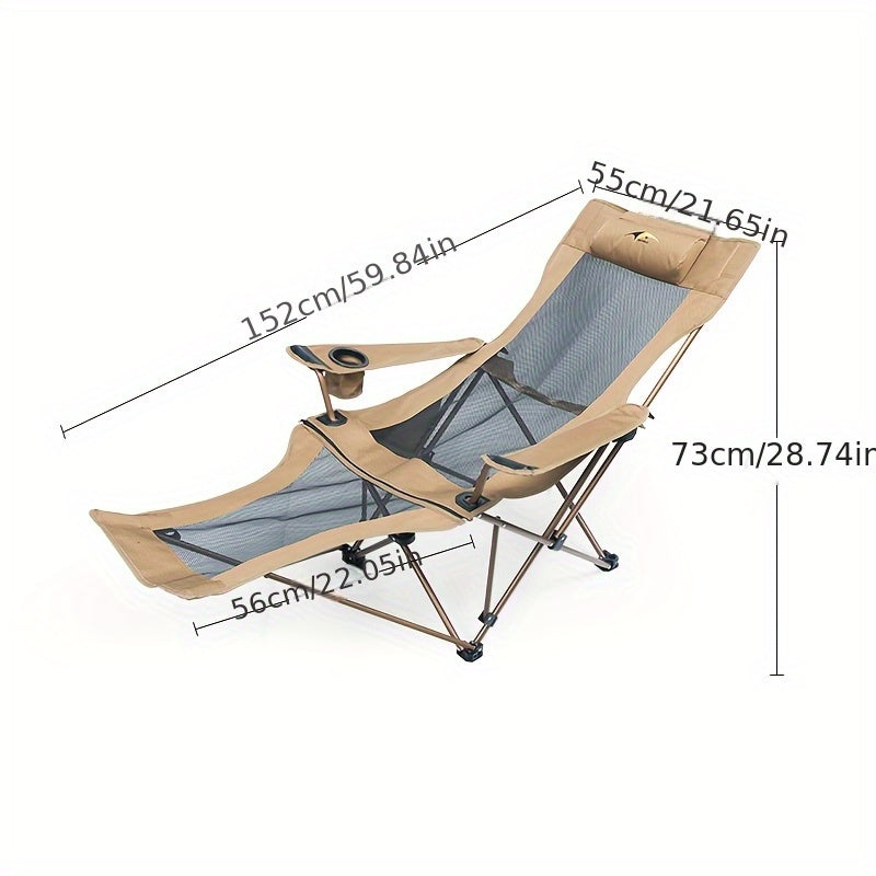 Camping folding nap lounge chair