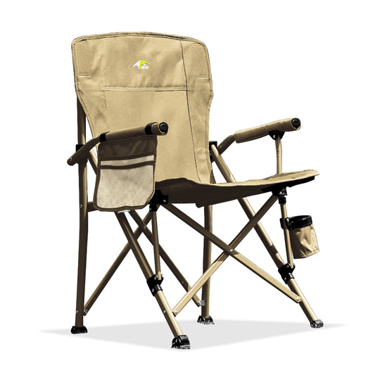 Quick opening camping single folding chair