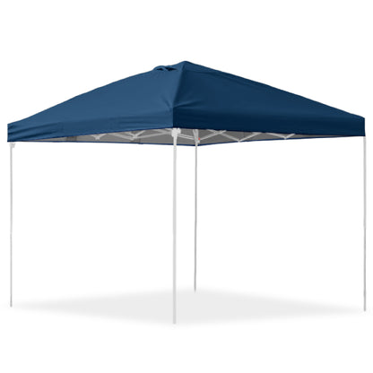 Pop-Up Canopy 10 x 10 with Dark Blue Water-Resistant Top