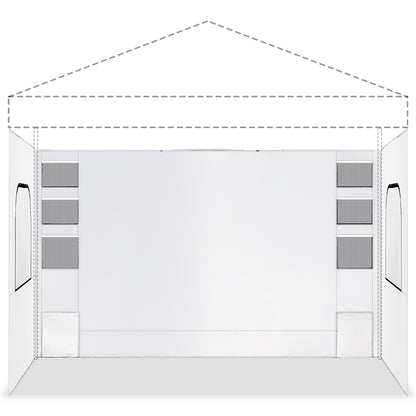4 in 1 Mutifunction Sidewalls for 10x10 Canopy Tent White