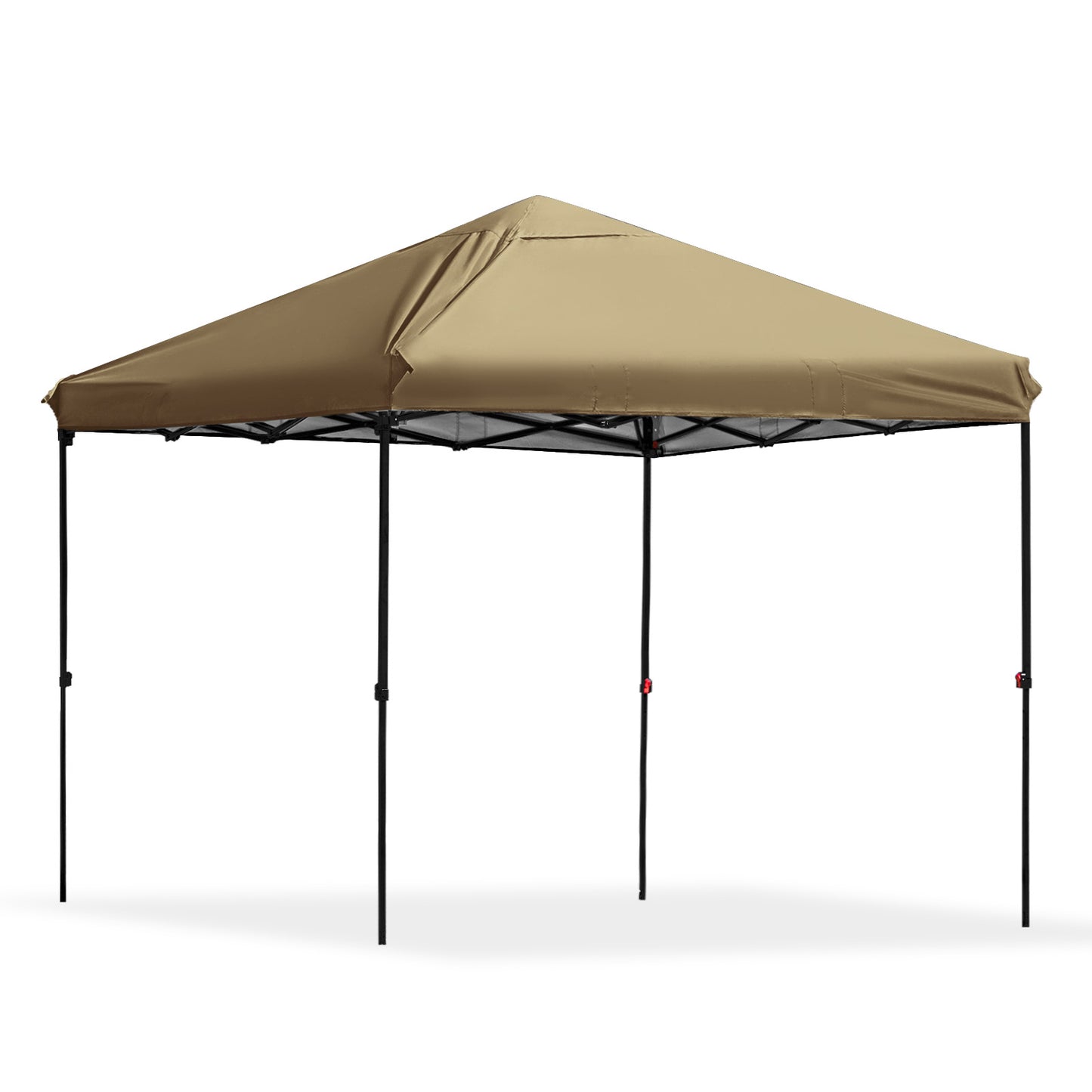 Pop-Up Canopy 8ft x 8ft Square Gazebo for Outdoor Garden without Air Vent