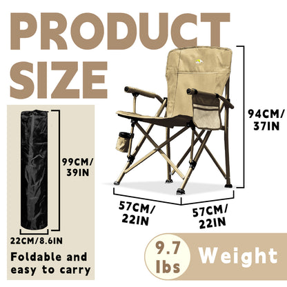 Quick opening camping single folding chair