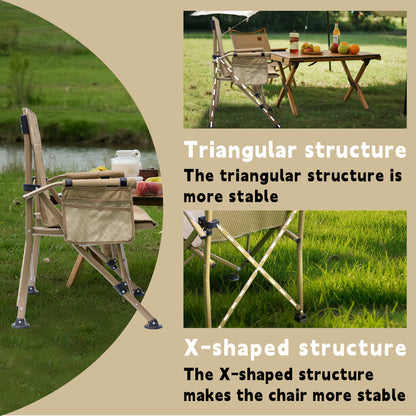 Quick opening camping single folding chair