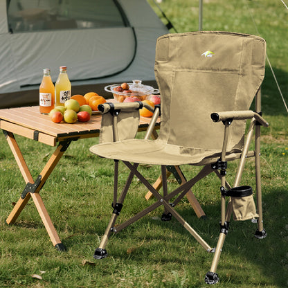 Quick opening camping single folding chair