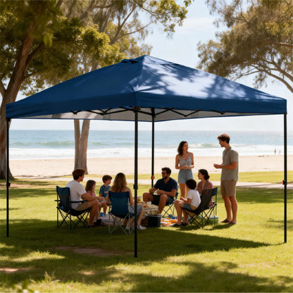 Instant One Hand Quick Setup Canopy 10ft x 10ft  with 2 Air Vents Top