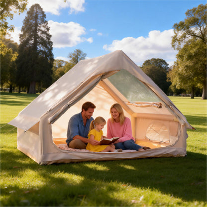 Inflatable Tent Quick Setup Blow Up with Skylight