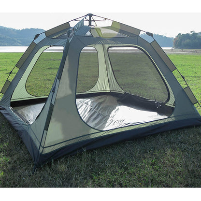 MOQI Pop Up Tents for Camping, 4 Person Instant Family Dome Tent with Removable Rain Fly Waterproof Automatic Tent for Backpacking,Hiking,Outdoor
