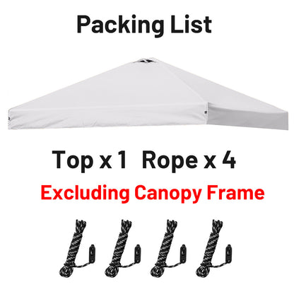 10x10 Straight Leg Canopy Replacement Top without Tent Frame